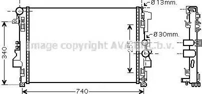 Ava Quality Cooling MS 2356 - Radiators, Motora dzesēšanas sistēma autodraugiem.lv