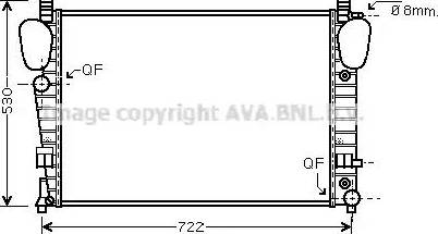 Ava Quality Cooling MS 2311 - Radiators, Motora dzesēšanas sistēma autodraugiem.lv