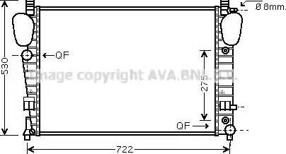 Ava Quality Cooling MS 2334 - Radiators, Motora dzesēšanas sistēma autodraugiem.lv