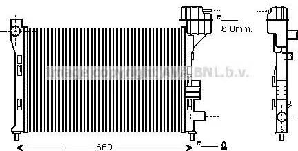 Ava Quality Cooling MS2251 - Radiators, Motora dzesēšanas sistēma autodraugiem.lv