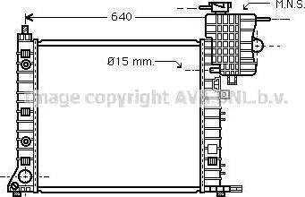 Ava Quality Cooling MS 2265 - Radiators, Motora dzesēšanas sistēma autodraugiem.lv