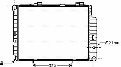 Ava Quality Cooling MS 2202 - Radiators, Motora dzesēšanas sistēma autodraugiem.lv