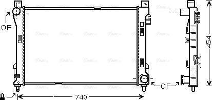 Ava Quality Cooling MS 2288 - Radiators, Motora dzesēšanas sistēma autodraugiem.lv