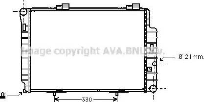 Ava Quality Cooling MS 2234 - Radiators, Motora dzesēšanas sistēma autodraugiem.lv