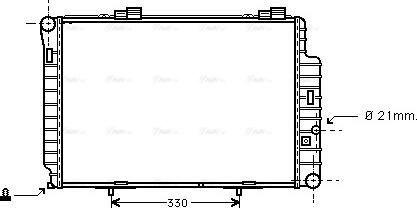 Ava Quality Cooling MS 2235 - Radiators, Motora dzesēšanas sistēma autodraugiem.lv