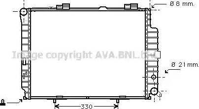 Ava Quality Cooling MS 2231 - Radiators, Motora dzesēšanas sistēma autodraugiem.lv