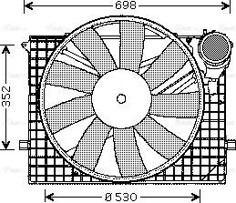 Ava Quality Cooling MS 7505 - Ventilators, Motora dzesēšanas sistēma autodraugiem.lv