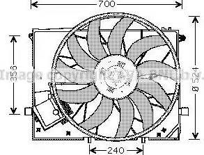 Ava Quality Cooling MS 7506 - Ventilators, Motora dzesēšanas sistēma autodraugiem.lv