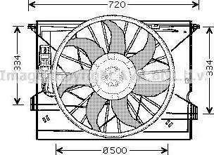 Ava Quality Cooling MS 7508 - Ventilators, Motora dzesēšanas sistēma autodraugiem.lv