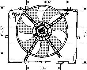 Ava Quality Cooling MS 7503 - Ventilators, Motora dzesēšanas sistēma autodraugiem.lv