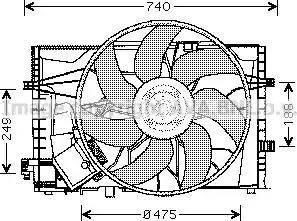 Ava Quality Cooling MS 7507 - Ventilators, Motora dzesēšanas sistēma autodraugiem.lv