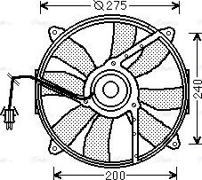 Ava Quality Cooling MS 7520 - Ventilators, Motora dzesēšanas sistēma autodraugiem.lv