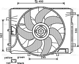 Ava Quality Cooling MS7522 - Ventilators, Motora dzesēšanas sistēma autodraugiem.lv