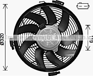 Ava Quality Cooling MS7722 - Ventilators, Motora dzesēšanas sistēma autodraugiem.lv