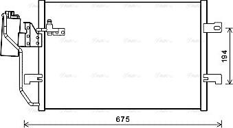 Ava Quality Cooling MSA5289D - Kondensators, Gaisa kond. sistēma autodraugiem.lv