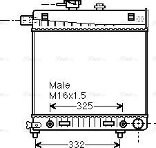 Ava Quality Cooling MSA2150 - Radiators, Motora dzesēšanas sistēma autodraugiem.lv