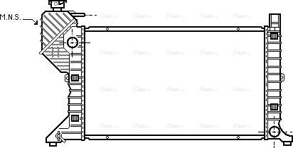 Ava Quality Cooling MSA2183 - Radiators, Motora dzesēšanas sistēma autodraugiem.lv