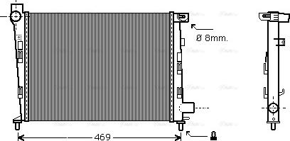 Ava Quality Cooling MSA2310 - Radiators, Motora dzesēšanas sistēma autodraugiem.lv