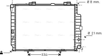 Ava Quality Cooling MSA2231 - Radiators, Motora dzesēšanas sistēma autodraugiem.lv