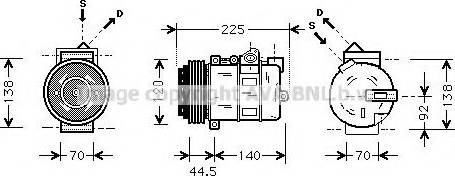 Ava Quality Cooling MS K369 - Kompresors, Gaisa kond. sistēma autodraugiem.lv