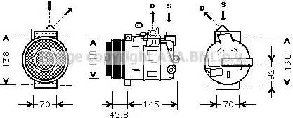 Ava Quality Cooling MS K389 - Kompresors, Gaisa kond. sistēma autodraugiem.lv