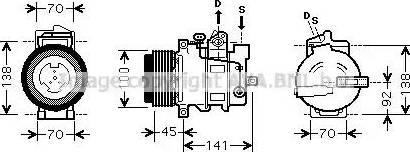 Ava Quality Cooling MS K428 - Kompresors, Gaisa kond. sistēma autodraugiem.lv