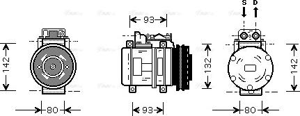Ava Quality Cooling MS K083 - Kompresors, Gaisa kond. sistēma autodraugiem.lv