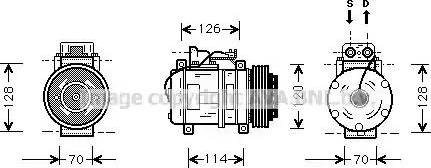 Ava Quality Cooling MS K274 - Kompresors, Gaisa kond. sistēma autodraugiem.lv
