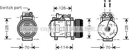Ava Quality Cooling MS K273 - Kompresors, Gaisa kond. sistēma autodraugiem.lv