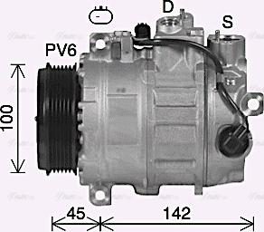 Ava Quality Cooling MSK758 - Kompresors, Gaisa kond. sistēma autodraugiem.lv