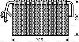 Ava Quality Cooling MSV486 - Iztvaikotājs, Gaisa kondicionēšanas sistēma autodraugiem.lv