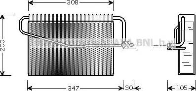 Ava Quality Cooling MS V329 - Iztvaikotājs, Gaisa kondicionēšanas sistēma autodraugiem.lv