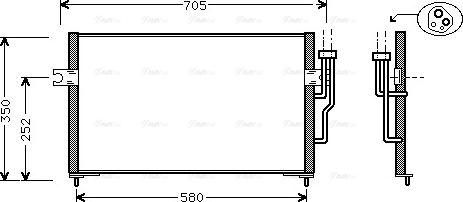 Ava Quality Cooling MT 5100 - Kondensators, Gaisa kond. sistēma autodraugiem.lv