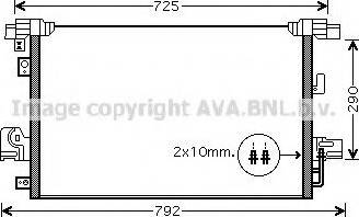 Ava Quality Cooling MT 5210 - Kondensators, Gaisa kond. sistēma autodraugiem.lv