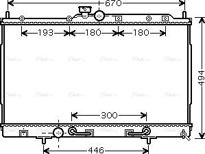 Ava Quality Cooling MT 2197 - Radiators, Motora dzesēšanas sistēma autodraugiem.lv
