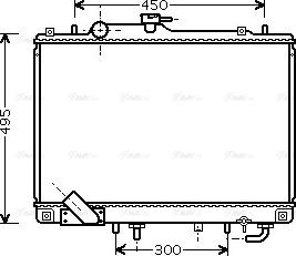 Ava Quality Cooling MT 2157 - Radiators, Motora dzesēšanas sistēma autodraugiem.lv