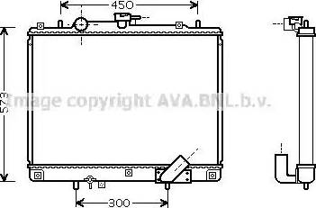 Ava Quality Cooling MT 2162 - Radiators, Motora dzesēšanas sistēma autodraugiem.lv