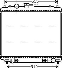 Ava Quality Cooling MT 2182 - Radiators, Motora dzesēšanas sistēma autodraugiem.lv