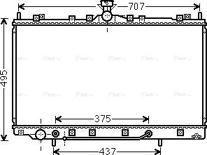 Ava Quality Cooling MT 2217 - Radiators, Motora dzesēšanas sistēma autodraugiem.lv