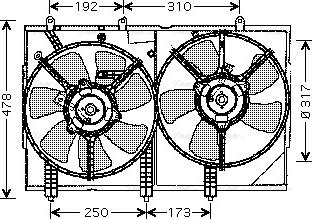 Ava Quality Cooling MT 7523 - Ventilators, Motora dzesēšanas sistēma autodraugiem.lv