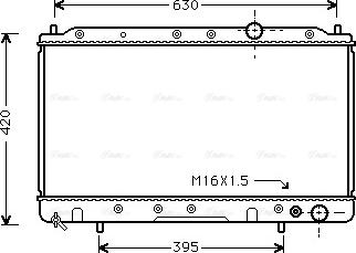 Ava Quality Cooling MTA2082 - Radiators, Motora dzesēšanas sistēma autodraugiem.lv