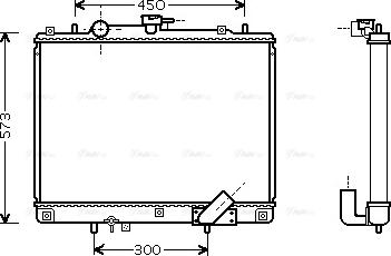 Ava Quality Cooling MTA2162 - Radiators, Motora dzesēšanas sistēma autodraugiem.lv