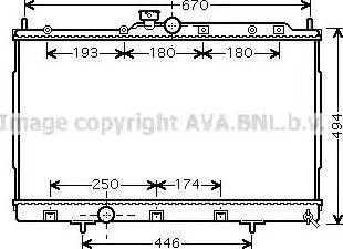 Ava Quality Cooling MTA2183 - Radiators, Motora dzesēšanas sistēma autodraugiem.lv