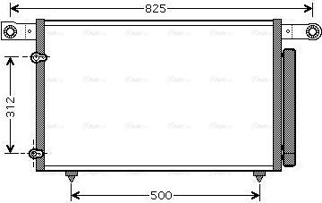 Ava Quality Cooling MZ5196D - Kondensators, Gaisa kond. sistēma autodraugiem.lv