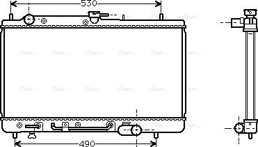 Ava Quality Cooling MZ 2091 - Radiators, Motora dzesēšanas sistēma autodraugiem.lv