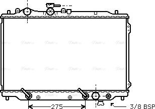 Ava Quality Cooling MZ 2049 - Radiators, Motora dzesēšanas sistēma autodraugiem.lv