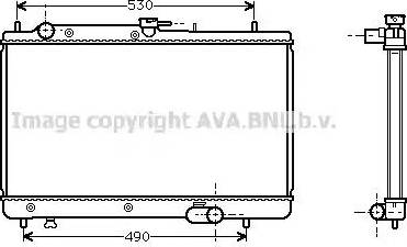 Ava Quality Cooling MZ 2088 - Radiators, Motora dzesēšanas sistēma autodraugiem.lv