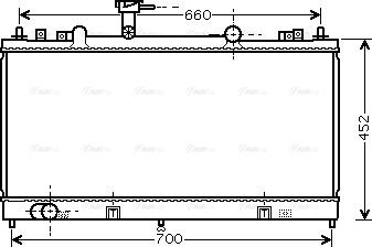 Ava Quality Cooling MZ 2164 - Radiators, Motora dzesēšanas sistēma autodraugiem.lv