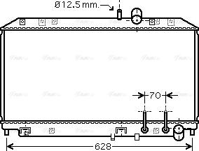 Ava Quality Cooling MZ 2177 - Radiators, Motora dzesēšanas sistēma autodraugiem.lv