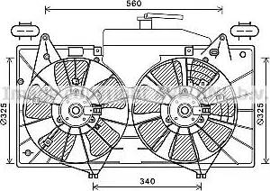 Ava Quality Cooling MZ7551 - Ventilators, Motora dzesēšanas sistēma autodraugiem.lv